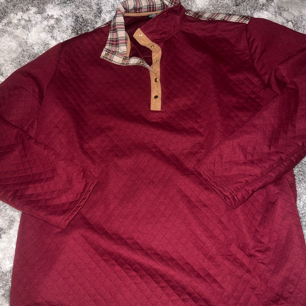 Quilted sweatshirt